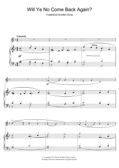 Will Ye No Come Back Again von Traditional (Download) 