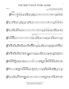 You Don't Have To Be Alone von N Sync (Download) 