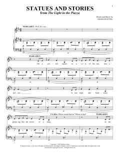 Statues And Stories von Adam Guettel (Download) 