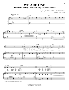 We Are One von Tom Snow (Download) 