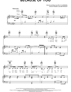 Because Of You von Kelly Clarkson (Download) 