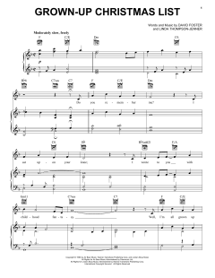 Grown-Up Christmas List von Amy Grant (Download) 
