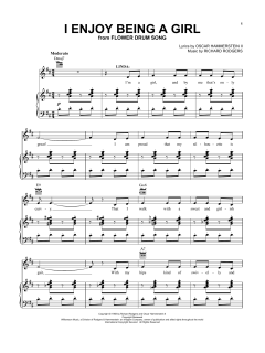 I Enjoy Being A Girl von Richard Rodgers (Download) 