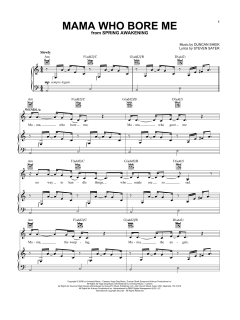Mama Who Bore Me von Duncan Sheik (Download) 