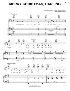 Merry Christmas, Darling von Richard Carpenter (Download) 
