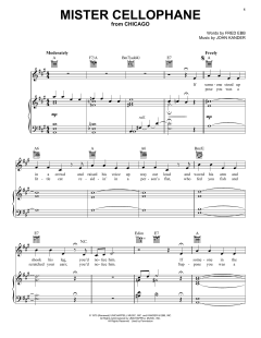 Mister Cellophane von Fred Ebb (Download) 