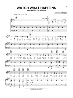 Watch What Happens von Alan Menken (Download) 