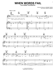 When Words Fail von Jeanine Tesori (Download) 