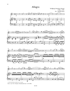 Allegro von Wolfgang Amadeus Mozart (Download) 