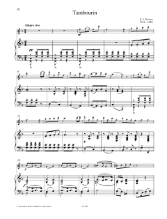 Tambourin von Francois Joseph Gossec (Download) 