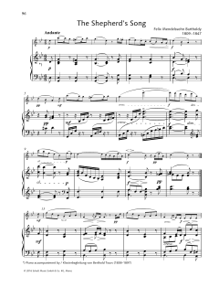 The Shepherd's Song von Felix Mendelssohn Bartholdy (Download) 