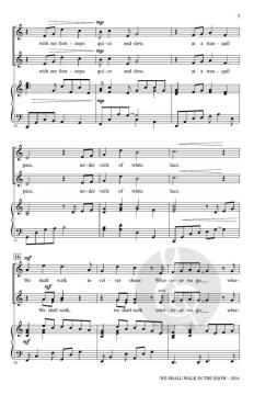 We Shall Walk in the Snow von Mary Lynn Lightfoot (Download) 