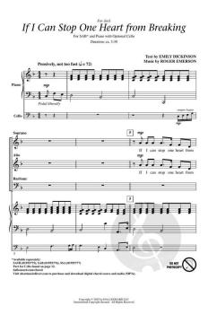 If I Can Stop One Heart from Breaking von Roger Emerson (Download) 