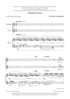 Hashkiveinu von Reuben A. Burrows (Download) 