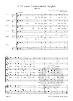 Gib unsern Fürsten und aller Obrigkeit SWV 373 von Heinrich Schütz (Download) 
