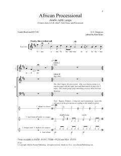 African Processional von David Montoya (Download) 