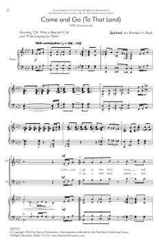 Come and Go (to that Land) (Download) 