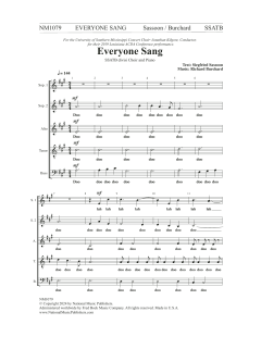 Everyone Sang von Richard Burchard (Download) 