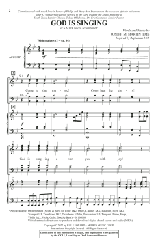 God Is Singing von Joseph M. Martin (Download) 