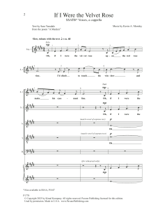 If I Were the Velvet Rose von Kevin A. Memley (Download) 
