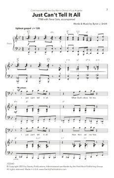 Just Can't Tell It All von Byron Smith (Download) 