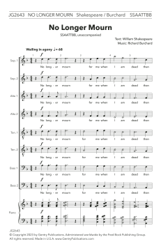 No Longer Mourn von Richard Burchard (Download) 