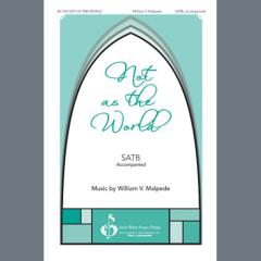 Not as the World von William V. Malpede (Download) 