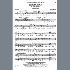Shiru L'Adonai (O Sing Unto God) Rehearsal Piano (Download) 
