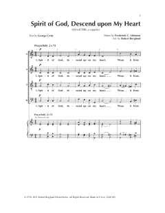 Spirit of God von Frederick Cook Atkinson (Download) 