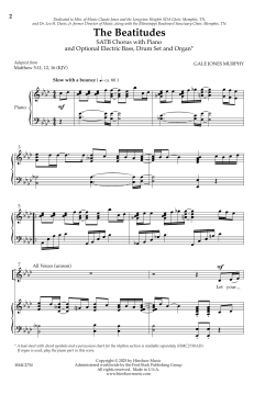 The Beatitudes von Gale Jones Murphy (Download) 