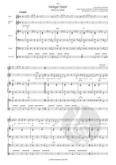 Geist des Herrn, sei mein Rückenwind 1 - 6 Chor- und Kalvierpartituren von Johann Simon Kreuzpointner 