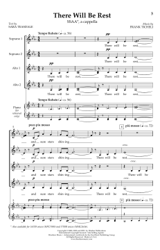There Will Be Rest von Frank Ticheli (Download) 