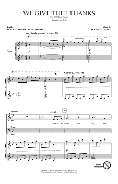 We Give Thee Thanks von Jeremy Yowell (Download) 