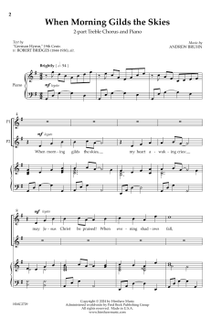 When Morning Gilds the Skies von Andrew Bruhn (Download) 