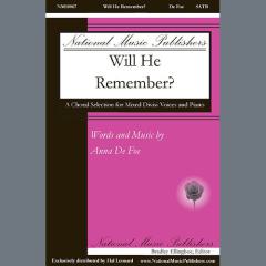 Will He Remember von Anna De Foe (Download) 
