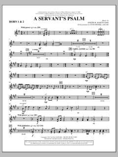A Servant's Psalm von Joseph M. Martin (Download) 