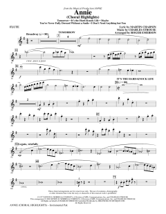 Annie (Choral Highlights) von Charles Strouse (Download) 