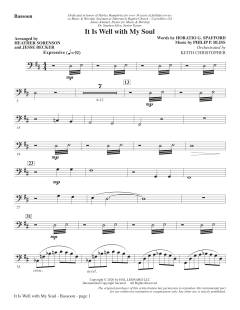 It Is Well with My Soul von Philip Paul Bliss (Download) 