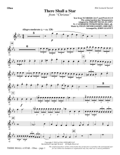 There Shall a Star von Felix Mendelssohn Bartholdy (Download) 