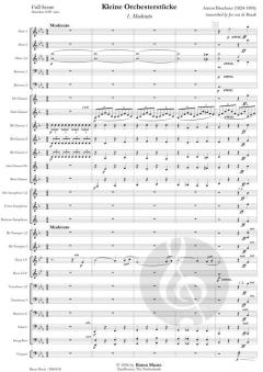 Kleine Orchesterstücke von Anton Bruckner (Download) 
