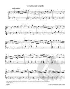 Sonata da Cimbalo G-Dur von Marianna Martines 