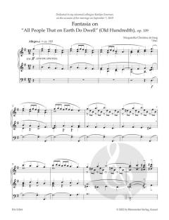 Fantasia on 'All People That on Earth Do Dwell' op. 109 von Margaretha Christina de Jong (Download) 