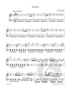 6 leichte Sonaten für Clavier von Josef Myslivecek (Download) 