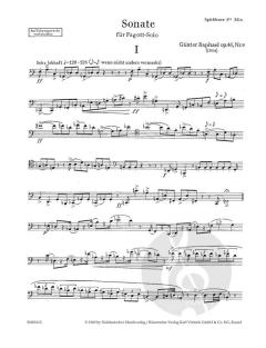 Solosonate op. 46/9 von Günter Raphael (Download) 
