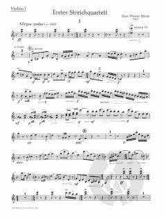 1. Streichquartett von Hans Werner Henze im Alle Noten Shop kaufen