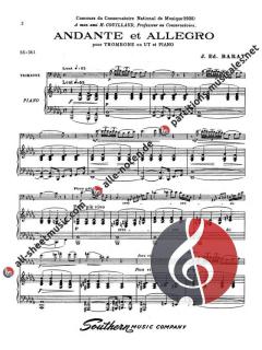 Andante and Allegro von Joseph Edouard Barat 