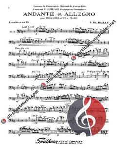 Andante and Allegro von Joseph Edouard Barat 