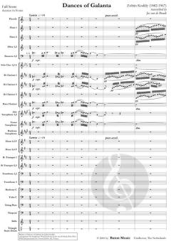 Dances Of Galanta von Zoltán Kodály (Download) 