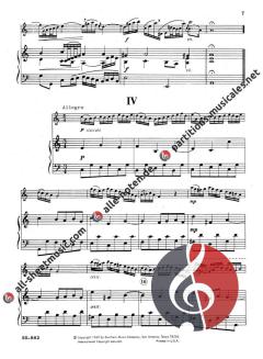 Sonata Nr. 4 in C-Dur von Johann Sebastian Bach 