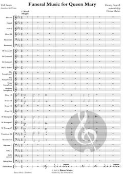 Funeral Music for Queen Mary von Henry Purcell 